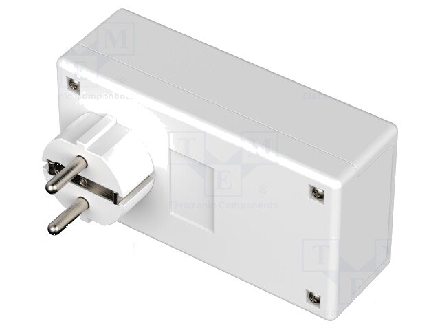 Behuizing: voor voedingseenheid; X: 65mm; Y: 120mm; Z: 40mm; wit Behuizing: voor voedingseenheid; X: 65mm; Y: 120mm; Z: 40mm; wit